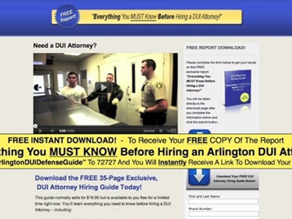 Drunk Driving Attorneys Arlington | Drunk Driving Lawyers