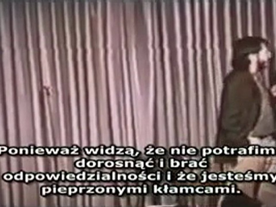 Bill Hicks - Dlaczego dzieci sięgają  po narkotyki [napisy PL]