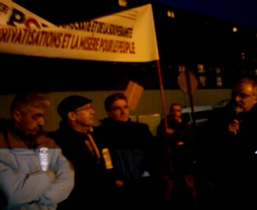 rassemblement POI  21 Fevrier!Pour briser le mur du silence qui se fait autour d'un vote qui placerait les peuples d'Europe sous la dictature de l'Union européenne et du FMI;