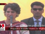 Priyanka Gandhi Vadra in Dighiya (Raebareli) You elect a Congress MLA for development