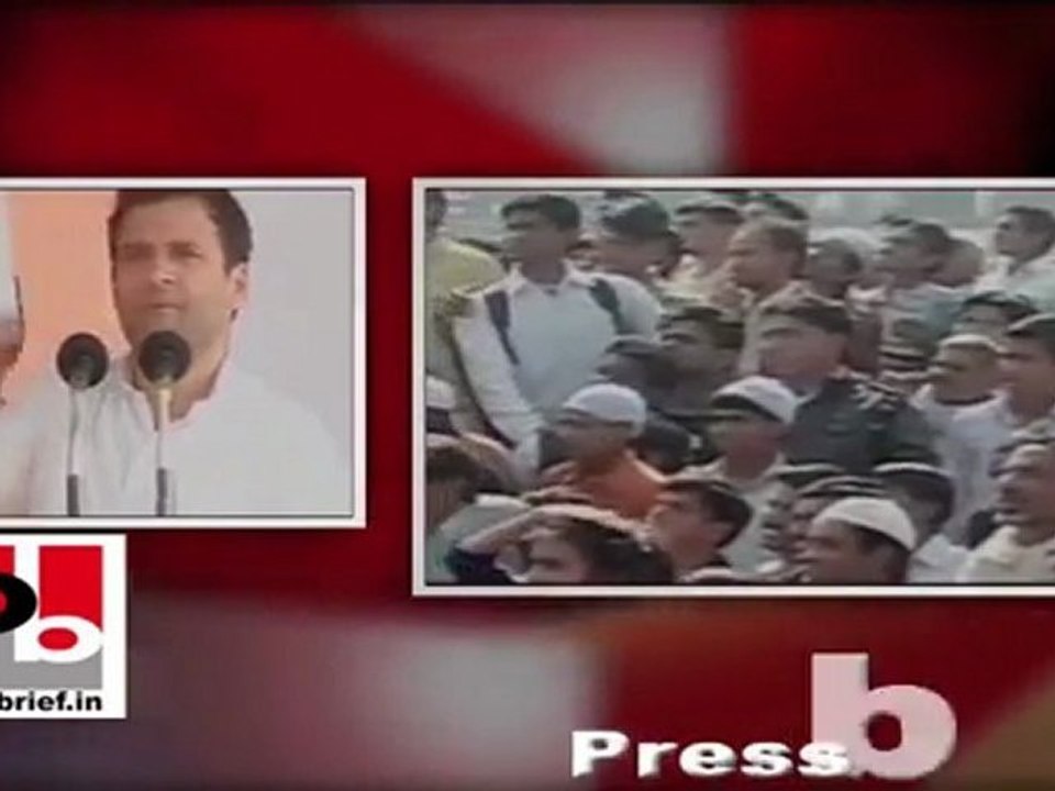 Rahul Gandhi in Bulandshahar takes on Mulayam Singh Yadav