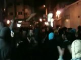 فري برس  دمشق جوبر  مظاهرة مسائية حاشدة يوم الثلاثاء 21 2 2012