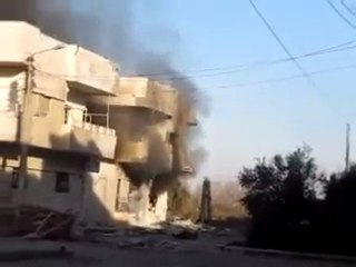 فري برس  حمص  باباعمرو  قصف وحرائق 21 2 2012
