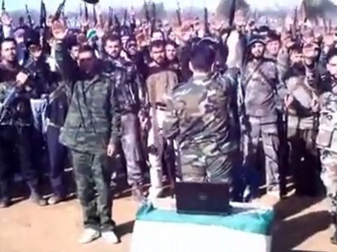 فري برس تشكيل كتيبة الشهيد مشعل تمو في خان شيخون بقيادة النقيب أحمد جوباسي