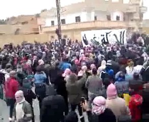 فري برس   الحسكة غويران طفل يهتف بالمظاهرة حرام عليك 17 2 2012