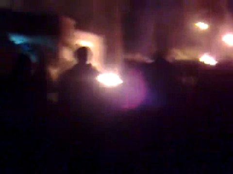 فري برس الحسكة غويران حرق بيوت الشبيحة في غويران 19 2 2012