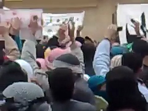 فري برس الحسكة غويران جمعة المقاومة الشعبية الله اكبر 17 2 2012