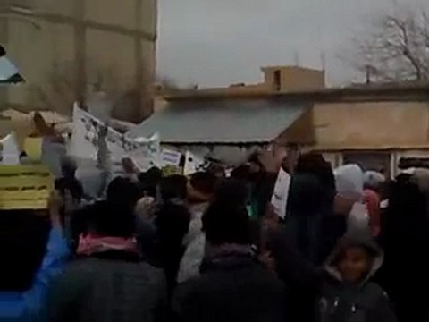 فري برس الحسكة غويران مظاهرات جمعة المقاومة الشعبية 17 2 2012