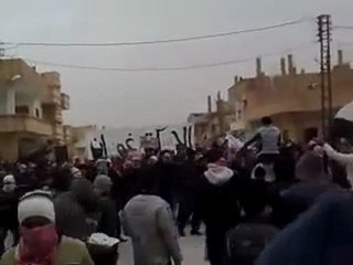 فري برس   الحسكة غويران  المقاومة الشعبية حنا اصحاب الحق 17 2 2012