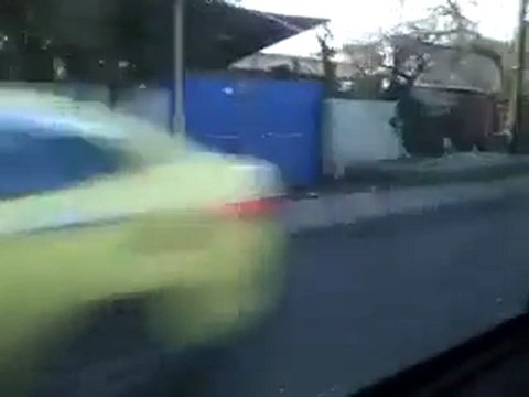 فري برس اضراب دمشق حي برزة طريق مشفى تشرين العسكري 19 2 2012