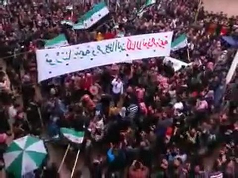 فري برس حماة اللطامنة ظل الثورة مظاهرة حاشدة 21 2 2012