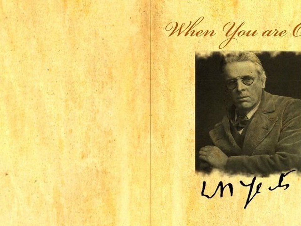 When You Are Old by William Butler Yeats (Poetry Reading)