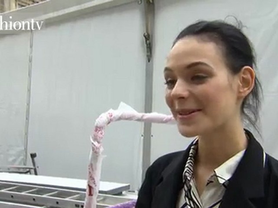Model Talk: Kinga Rajzak Interview at FW 2012 Spring