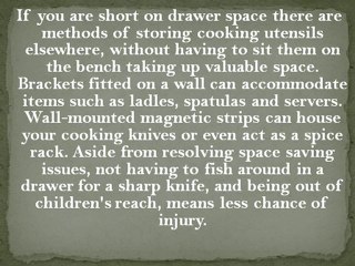 Space Saving Ideas for New Kitchens