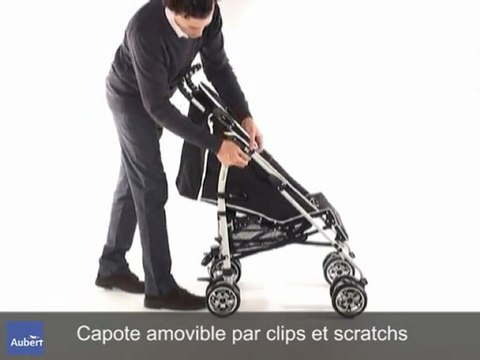 Poussette canne Vitamin d'Aubert Concept - Capote et rangement