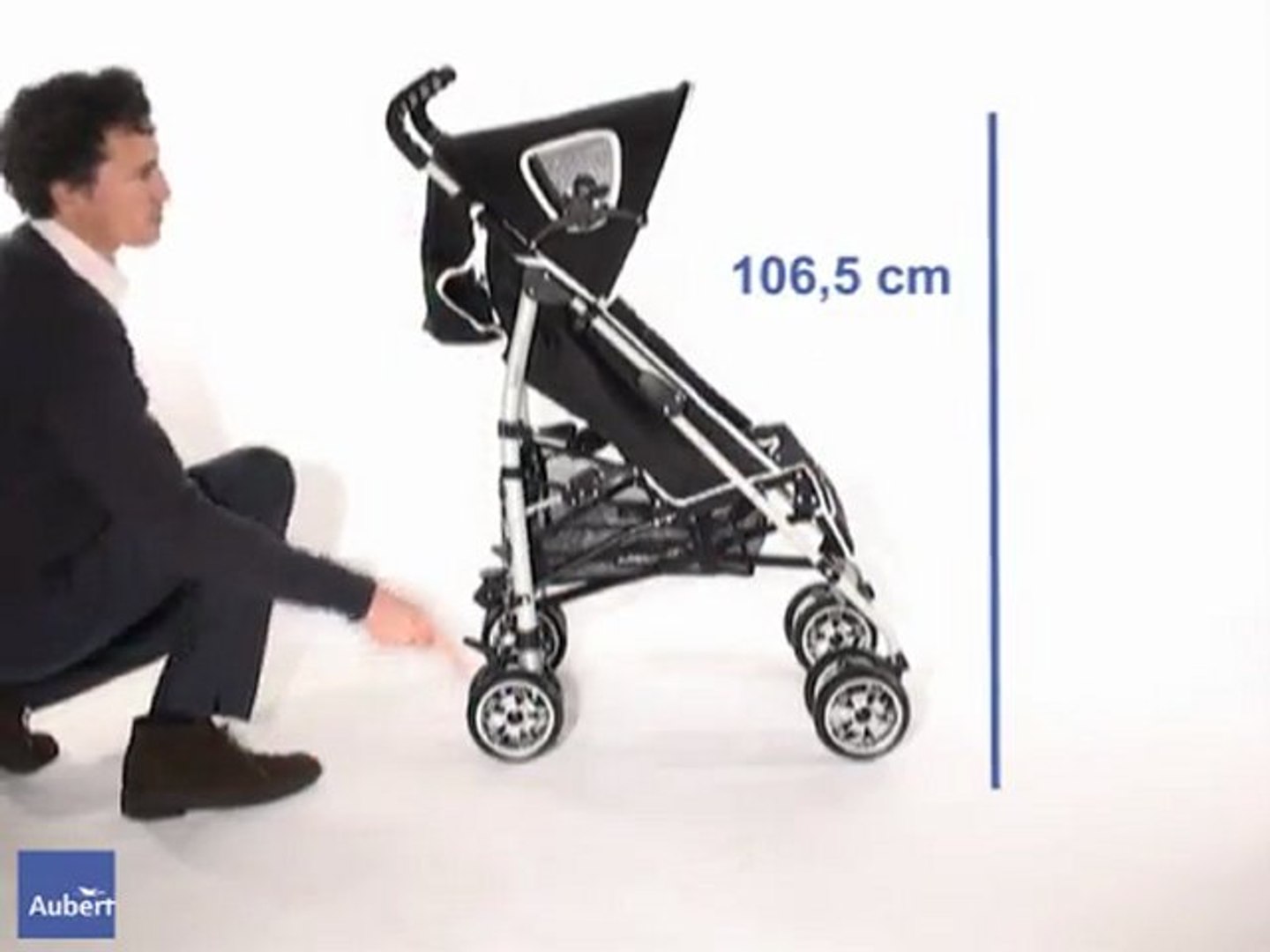 aubert concept poussette canne