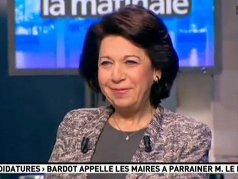 Corinne Lepage invitée de la Matinale de Canal+ - 22 février 2012