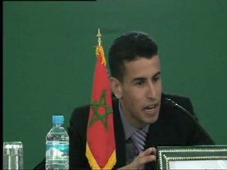 مداخلة الطالب الباحث محمد ضرضور في اليوم الدراسي المنظم من طرف ماستر قوانين التجارة و الأعمال بوجدة حول موضوع جرائم الشركات