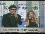 YoonA, TaeYeon @1st Gaon Chart Kpop Awards 2012 (22/02/2012) #1