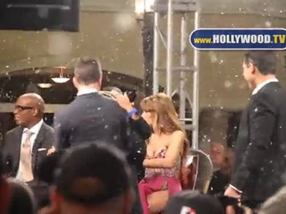 Simon Cowell, Paula Abdul, Nicole Scherzinger, L.A. Reid on Extra