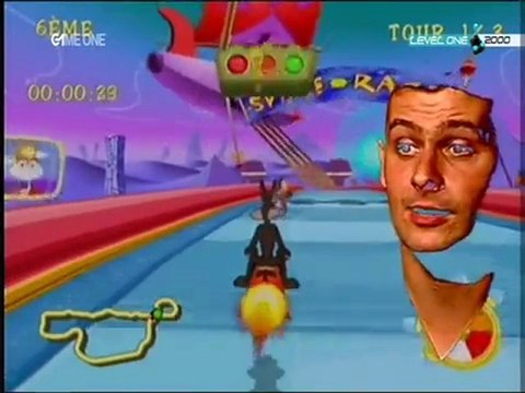 Level One Looney Tunes space Race