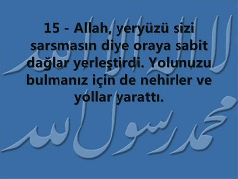 Nahl Suresi ( 1 ile 27 Arası Ayetler )