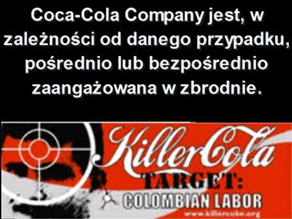 Killer Cola-Poznaj krwawy smak zbrodni