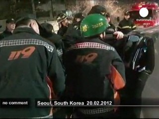 Bus accident in Seoul - no comment