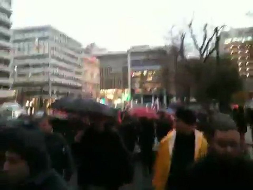 Πορεία ΠΑΜΕ στην Ομόνοια 22.2.12