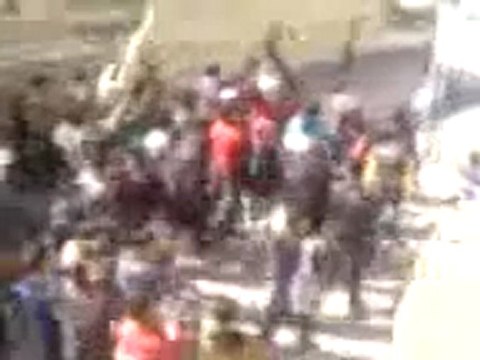 فري برس ادلب دركوش مظاهرة طلابية برغم الحصار و الاعتقالات 22 2 2012