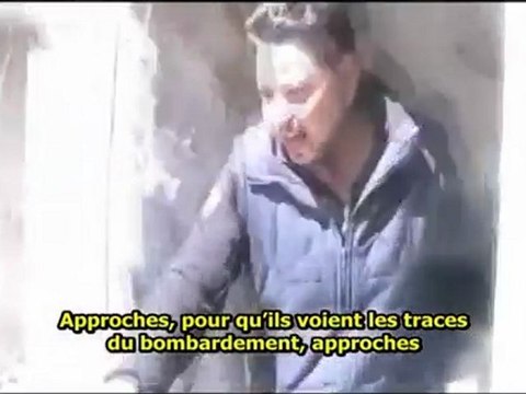 Le régime syrien élimine les journalistes trop gênants-Homs Syrie-22212- sous-titres français