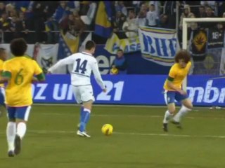Bosnia 1-2 Brasile, amichevole