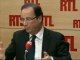 EXCLU - François Hollande, candidat socialiste à la présidentielle, sur RTL : "Nicolas Sarkozy propose un marché de dupes sur le travail des profs"