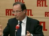 EXCLU - François Hollande, candidat socialiste à la présidentielle, sur RTL : 