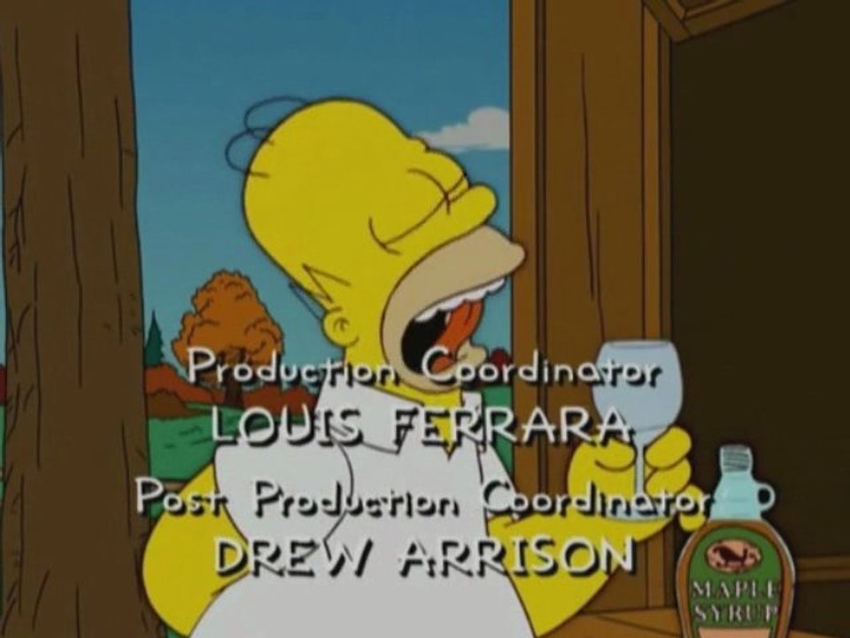 Homer - Ahornsirup (Weinprobe)