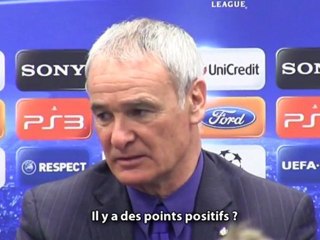 Ranieri : "On ne méritait pas de perdre"