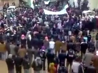 فري برس  إدلب  سرجة  مظاهرة يوم الأربعاء 22 2  2012