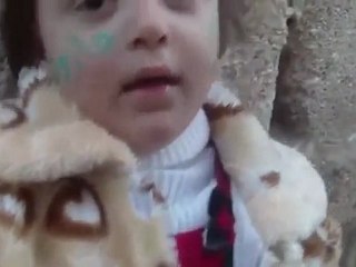 فري برس     حماه المحتلة   طفلة  تعاني  من قلة المازوت