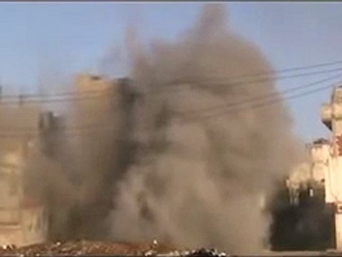 فري برس باباعمرو هام القصف العنيف والهمجي على الحي 21 2 2012