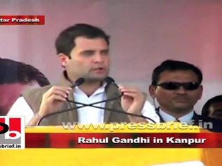 Rahul Gandhi urges people to support Congress in Kanpur