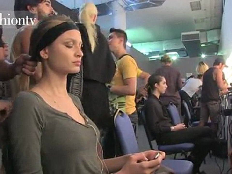 Backstage at Sao Paulo Fashion Week - Cori Fall 2012