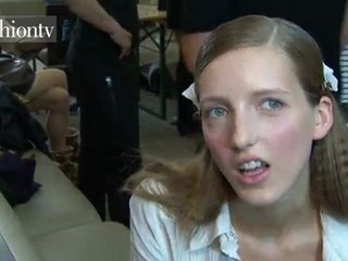 Model Talk: Iris Egbers Interview at FW Spring 2012