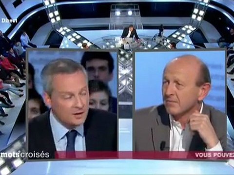 Jean-Luc Bennahmias fait des Mots Croisés avec Yves Calvi