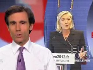 Marine Le Pen invitée Des paroles et des actes jeudi 23 février
