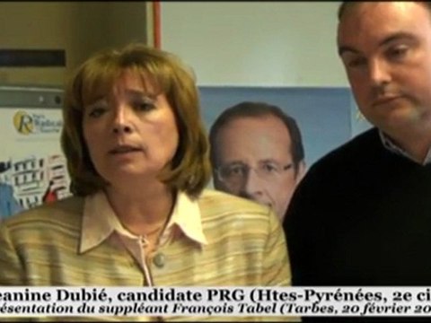 Législatives 65 Dubié et son suppléant (20 février 2012)