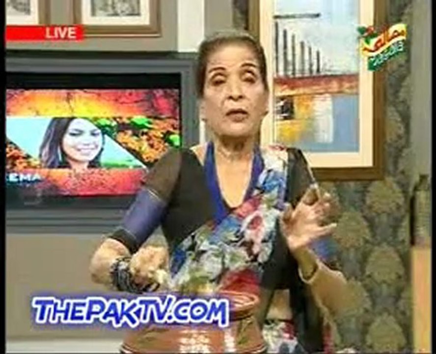 Handi Zubaida Tariq 23rd Feb 2012 [Arvi ka khatta salan] -Prt 4