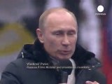 A Mosca stadio gremito per Vladimir Putin