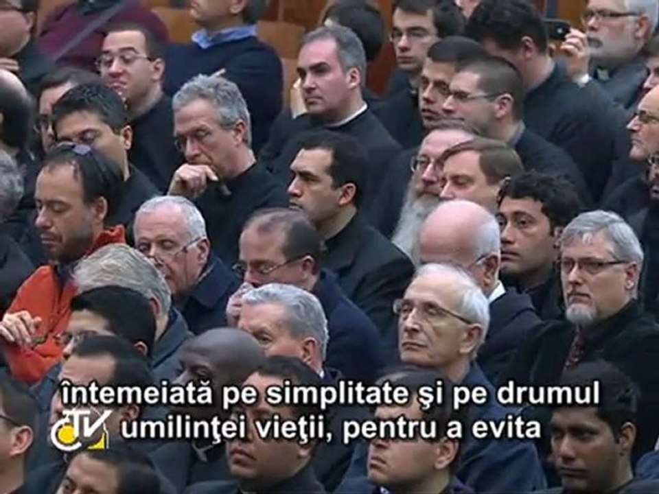 Benedict al XVI-lea: Dumnezeu cheamă la o viaţă smerită