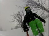 ski poudreuse gopro hd hero 2 combloux