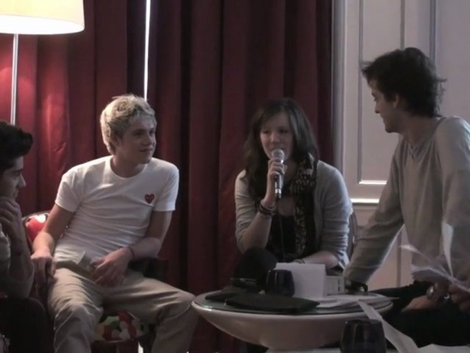 Interview des One Direction par le Goom Night show